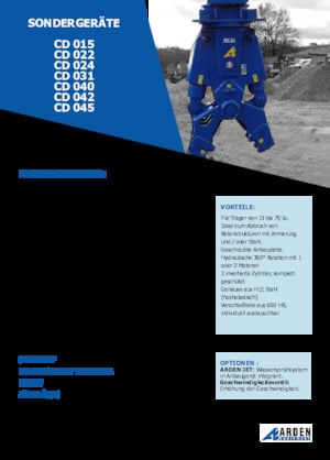 Kruszarki do betonu Arden CD022