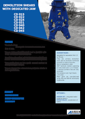 Kruszarki do betonu Arden CD022