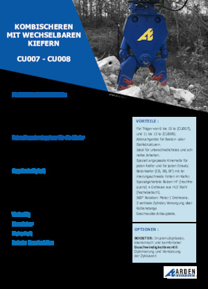 Kruszarki do betonu Arden CU007