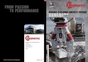 Kruszarki do betonu Demarec DCC-50