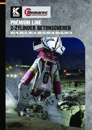 Kruszarki do betonu Demarec DCC-50