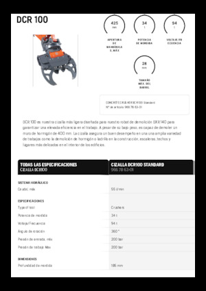 Kruszarki do betonu Husqvarna DCR 100