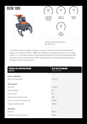 Kruszarki do betonu Husqvarna DCR 100