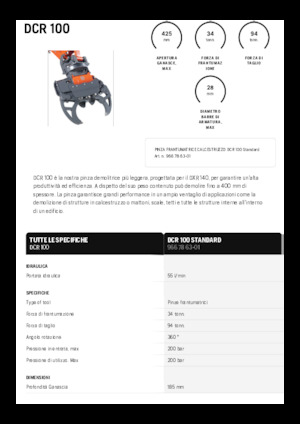 Kruszarki do betonu Husqvarna DCR 100