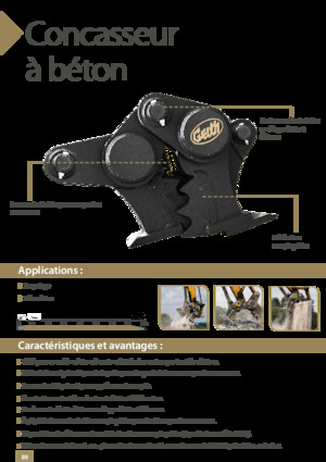 Kruszarki do betonu Geith GT80-RJ