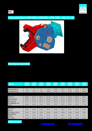 Multi-procesory Konverma HCR 750 M 