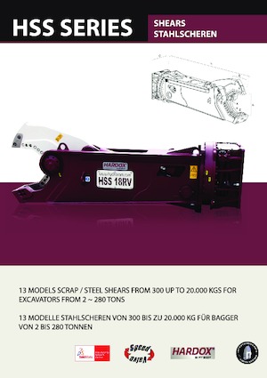 Maszyny do cięcia odpadów stalowych Hydra Ram HSS-40RV