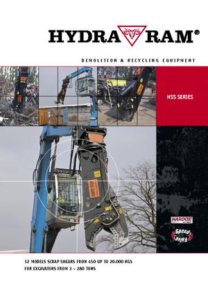 Maszyny do cięcia odpadów stalowych Hydra Ram HSS-40RV