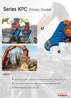 Kruszarki do betonu Komac KPC 18P 