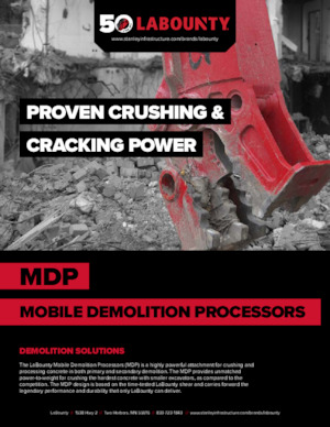 Kruszarki do betonu LaBounty MDP 27R CC