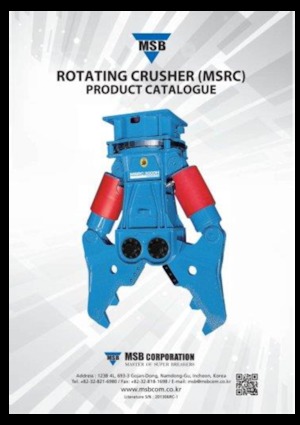 Kruszarki do betonu MSB MSRC3000