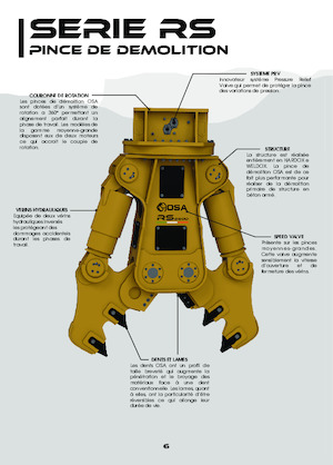 Kruszarki do betonu OSA Demolition Equipment RS2000 