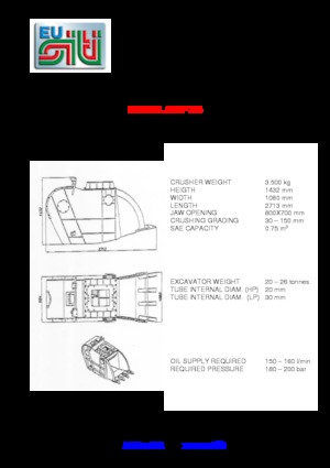Kruszarki do betonu Eusiti SGF 35