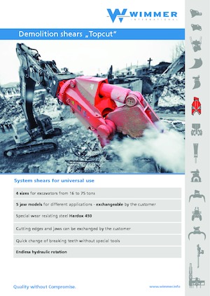 Kruszarki do betonu WIMMER TC 1100 U