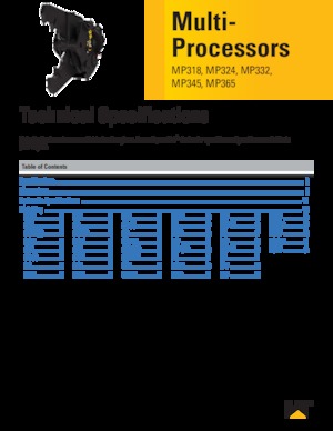 Multi-procesory Caterpillar MP324