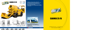 Betonomieszarki Carmix 25 FX