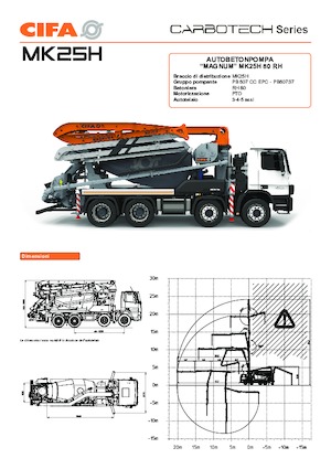 Betonomieszarki CIFA MK25H