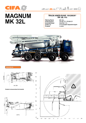 Betonomieszarki CIFA Magnum MK 115/32 L