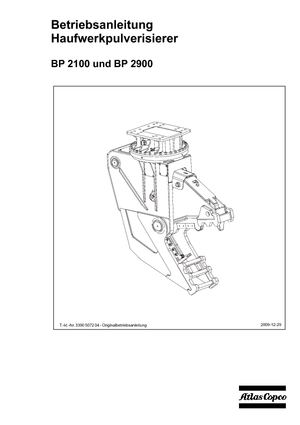 Rozdrabniacze betonu Atlas Copco BP 2900