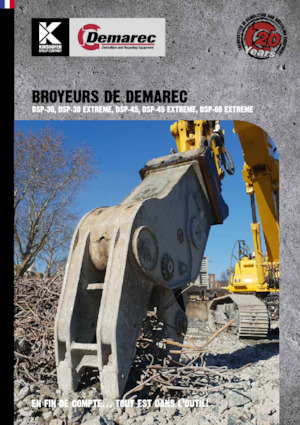 Rozdrabniacze betonu Demarec DSP-30