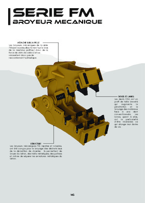 Rozdrabniacze betonu OSA Demolition Equipment FM 40