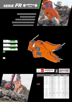 Rozdrabniacze betonu TREVI BENNE FR 18P