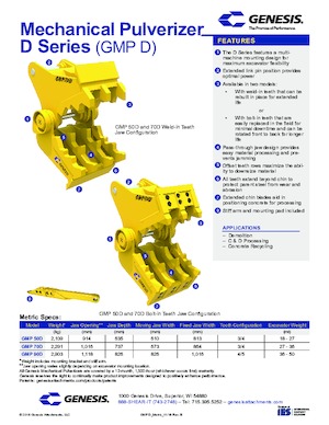 Multi-procesory Genesis GMP 50D
