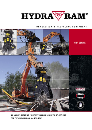 Rozdrabniacze betonu Hydra Ram HRP-110V