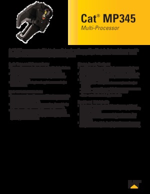 Multi-procesory Caterpillar MP345P