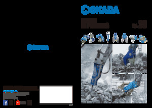 Rozdrabniacze betonu Okada ORC280AV
