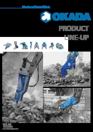 Rozdrabniacze betonu Okada OSC-200PAV 
