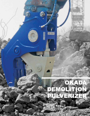Rozdrabniacze betonu Okada OSC220A 