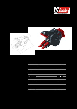 Rozdrabniacze betonu Steck P 20 R