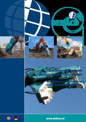 Rozdrabniacze betonu Dehaco MCP 1000-IT