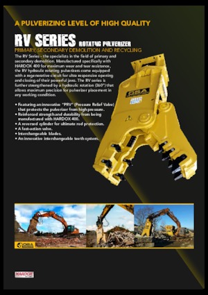 Rozdrabniacze betonu OSA Demolition Equipment RV 6 