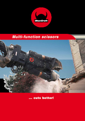 Rozdrabniacze betonu SkanCraft SCMT10-15-Unicut