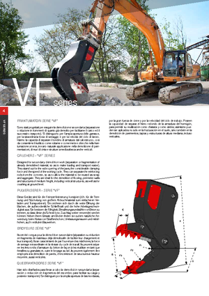 Rozdrabniacze betonu VTN VF27 