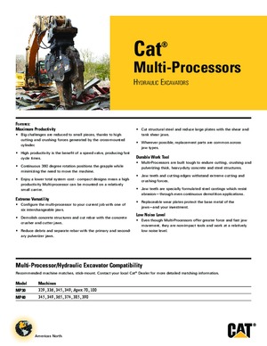 Przecinarki do betonu Caterpillar MP30CR