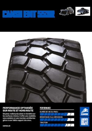 Opony do maszyn budowlanych Camso EMT 553R 600/65R25