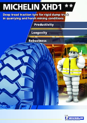Opony do maszyn budowlanych Michelin XHD1 14.00 R 25	