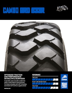 Opony do maszyn budowlanych Camso GRD 533R 14.00R24
