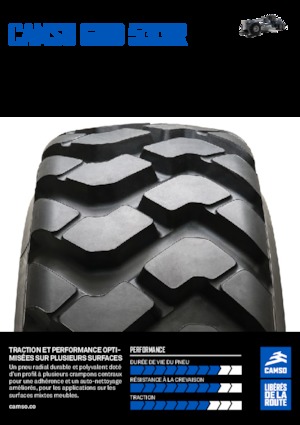 Opony do maszyn budowlanych Camso GRD 533R 14.00R24
