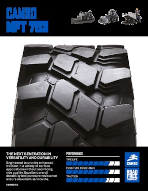 Opony do maszyn budowlanych Camso MPT 753 340/80-18 IND