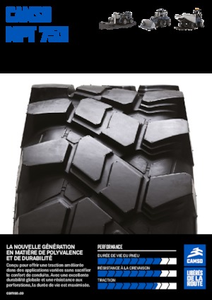 Opony do maszyn budowlanych Camso MPT 753 340/80-18 IND