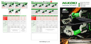 Szlifierki kątowe akumulatorowe HiKOKI G3613DF