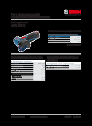 Szlifierki kątowe akumulatorowe Bosch GWS 12V-76