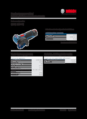 Szlifierki kątowe akumulatorowe Bosch GWS 12V-76