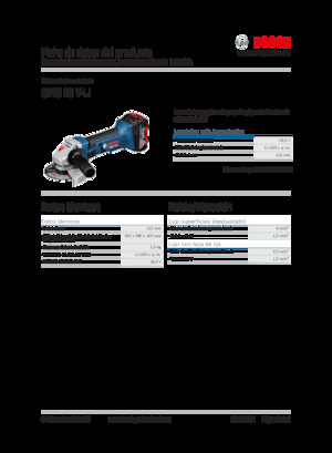 Szlifierki kątowe akumulatorowe Bosch GWS 18 V-LI