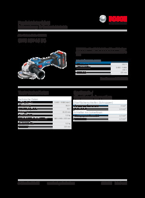 Szlifierki kątowe akumulatorowe Bosch GWS 18V-15 SC