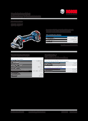 Szlifierki kątowe akumulatorowe Bosch GWS 18V-7